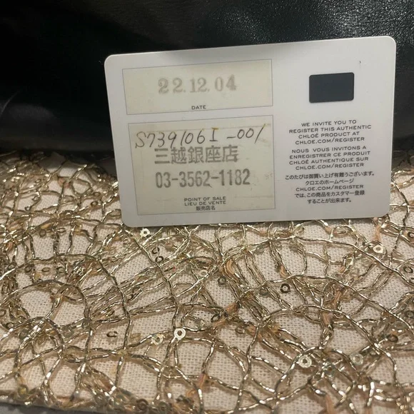 Chloe black leather bag